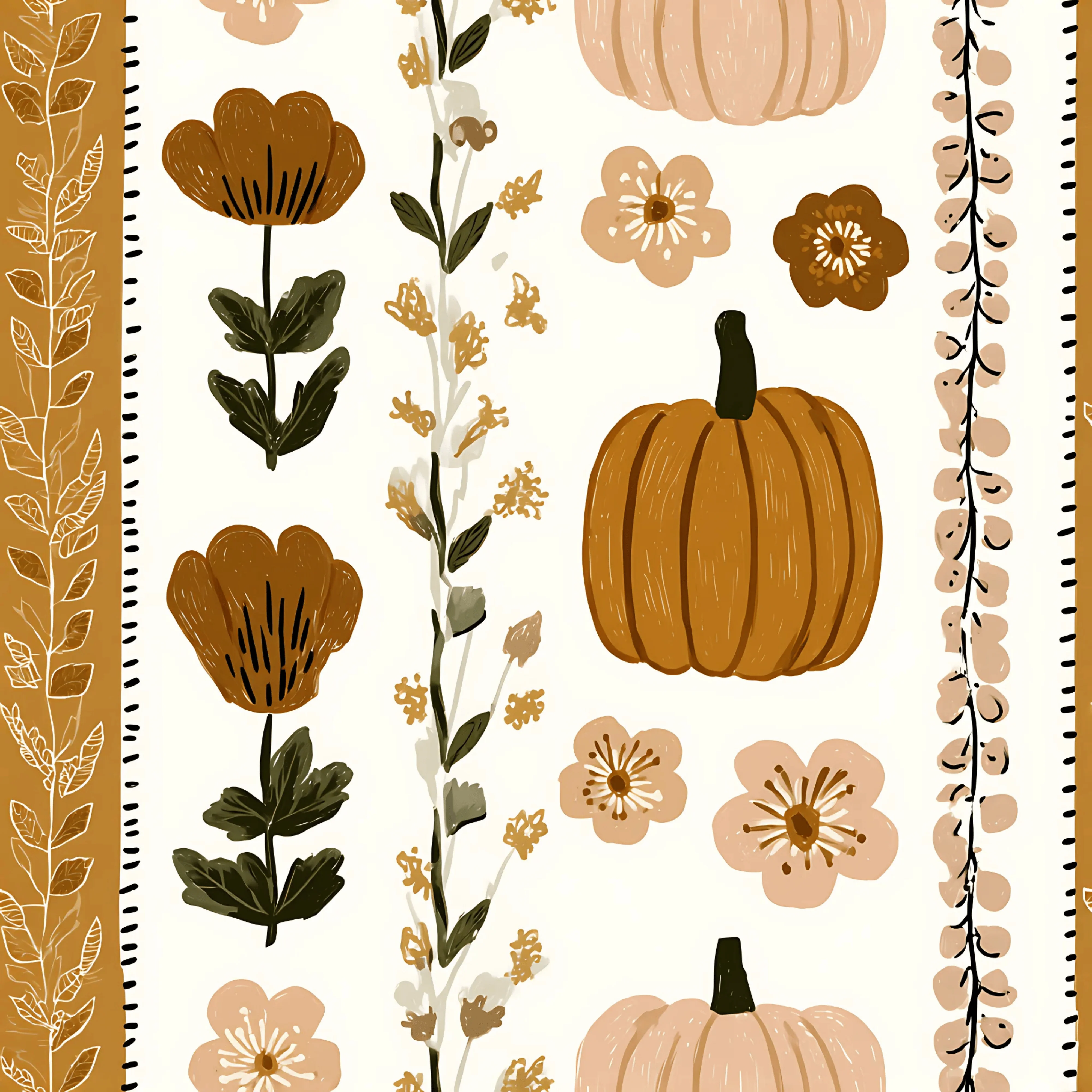 Pumpkin Floral