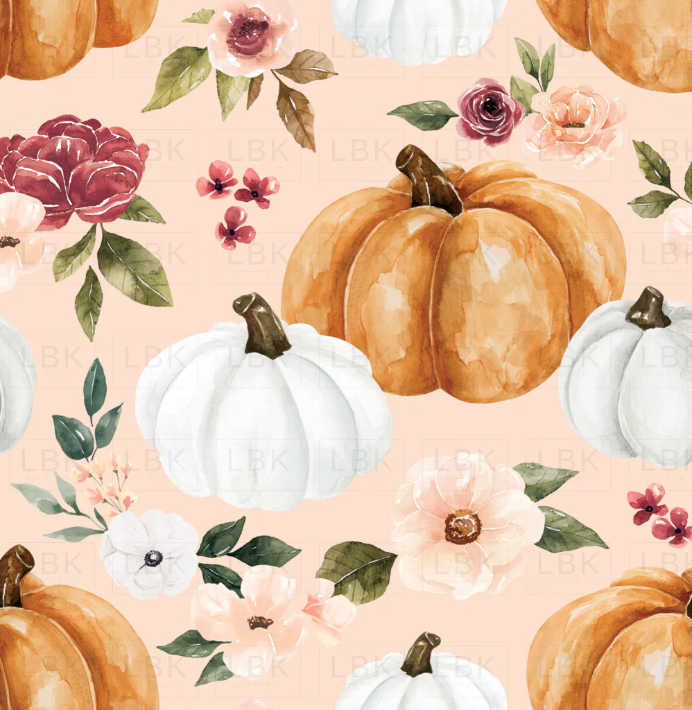 Pumpkin Flowers Pink