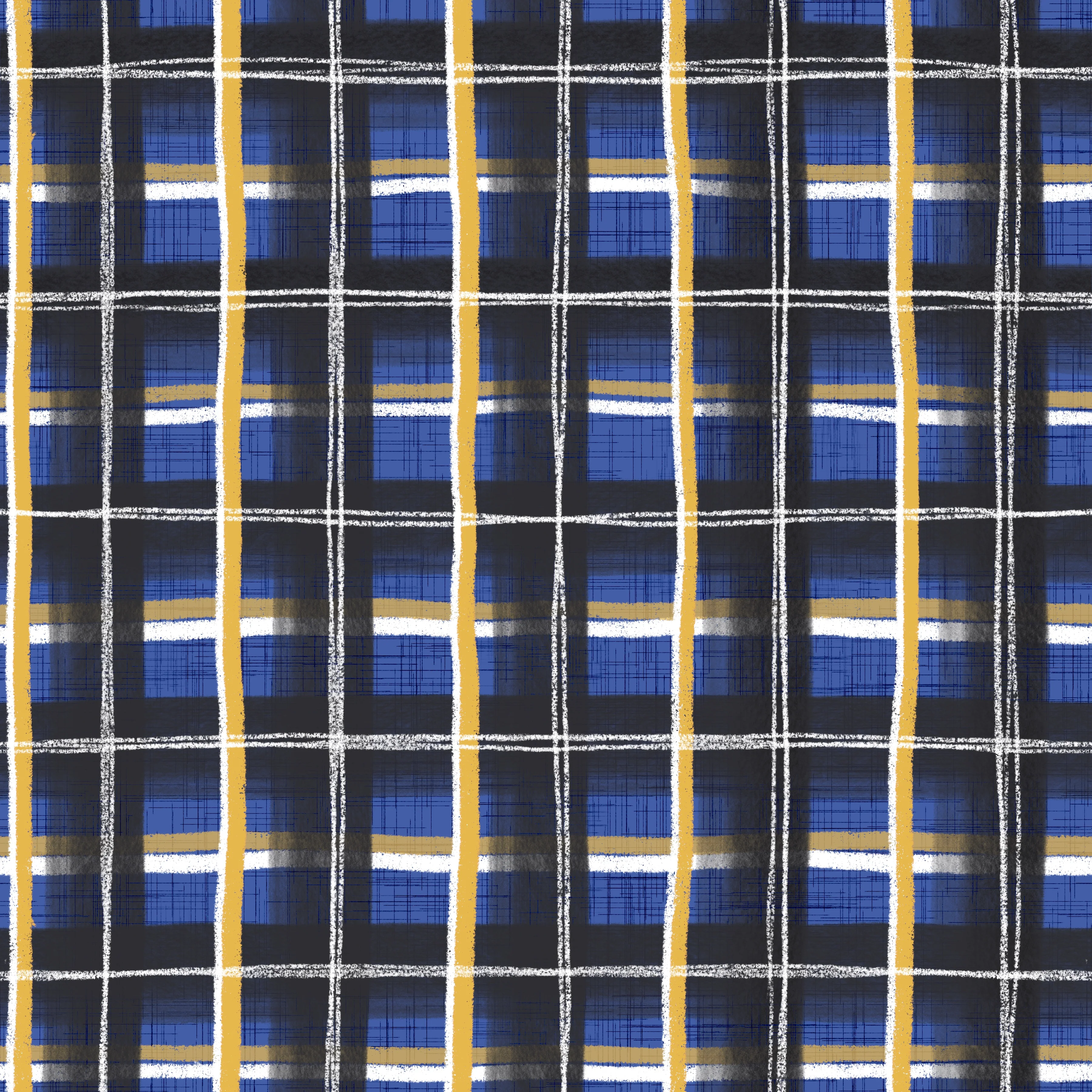 Pumpkin Patch plaid twilight sky golden