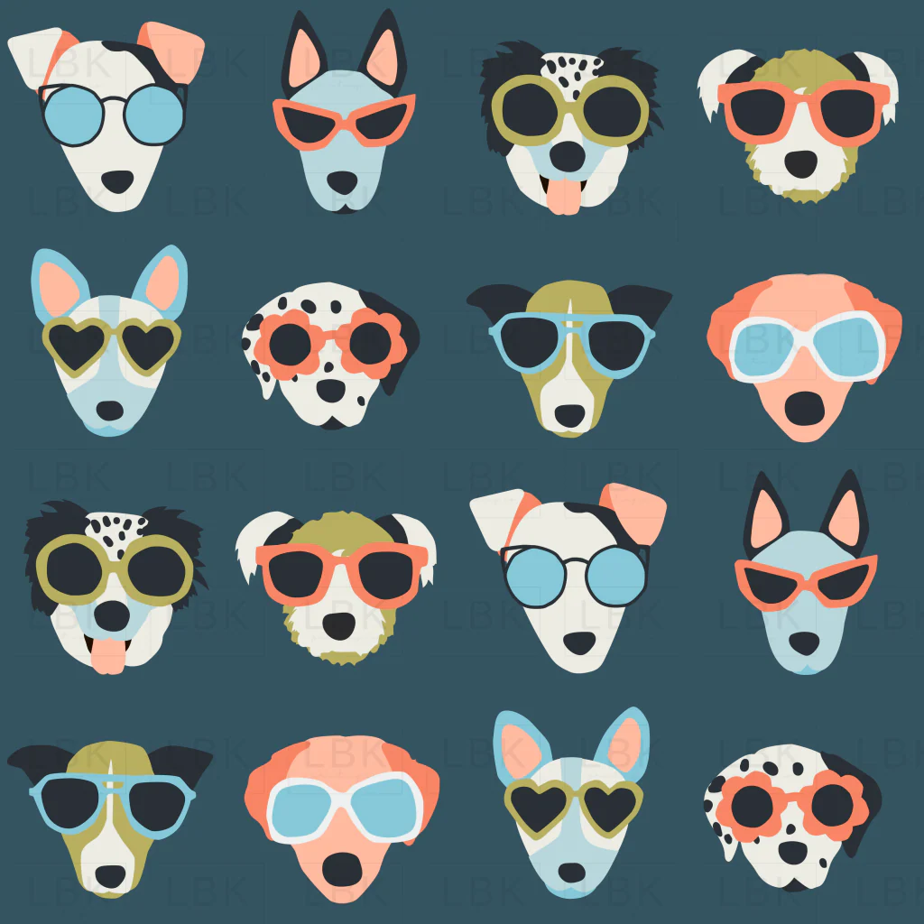 Pups in sunnies bright
