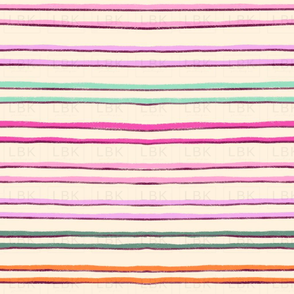 Purple Ditsy Stripes