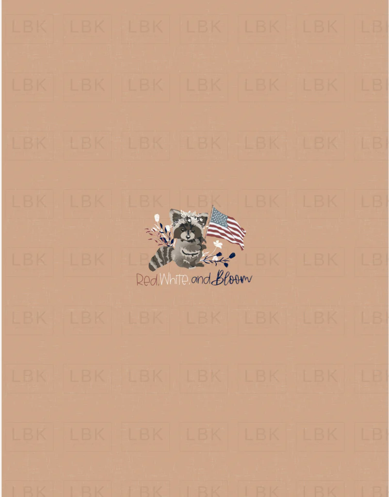 RED WHITE AND BLOOM CREAMSICLE - ADULT PANEL