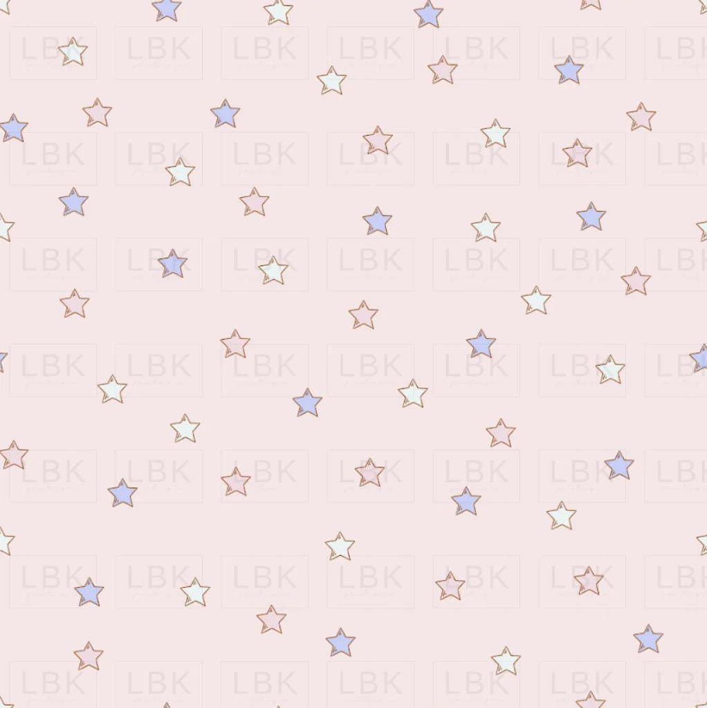 retro easter stars pink