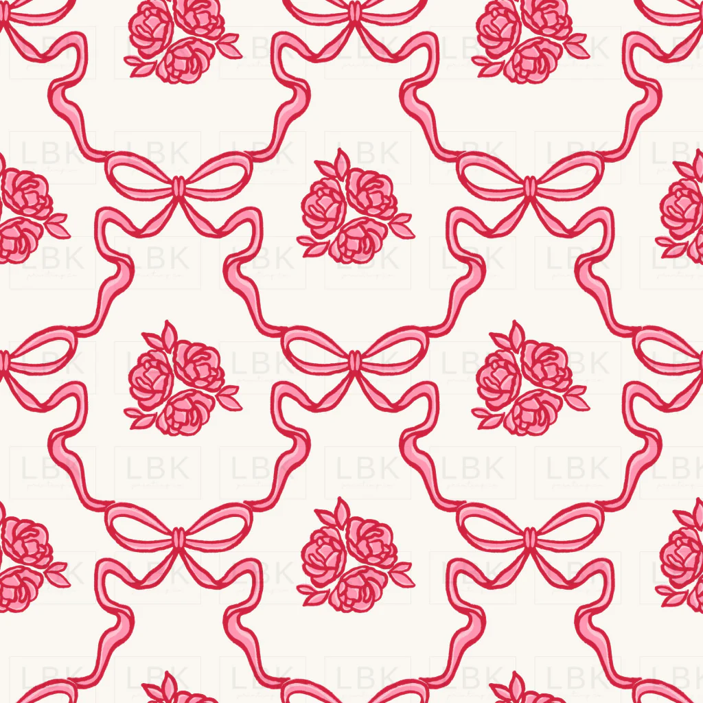 Rose Bow Trellis White