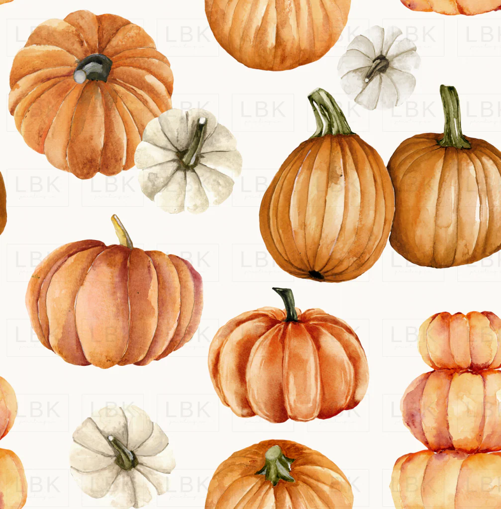 Rustic Fall Pumpkins Cream