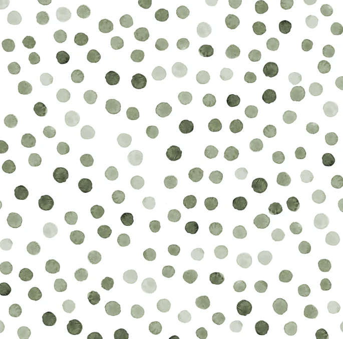 Sage and Sea Salt Watercolor Dots