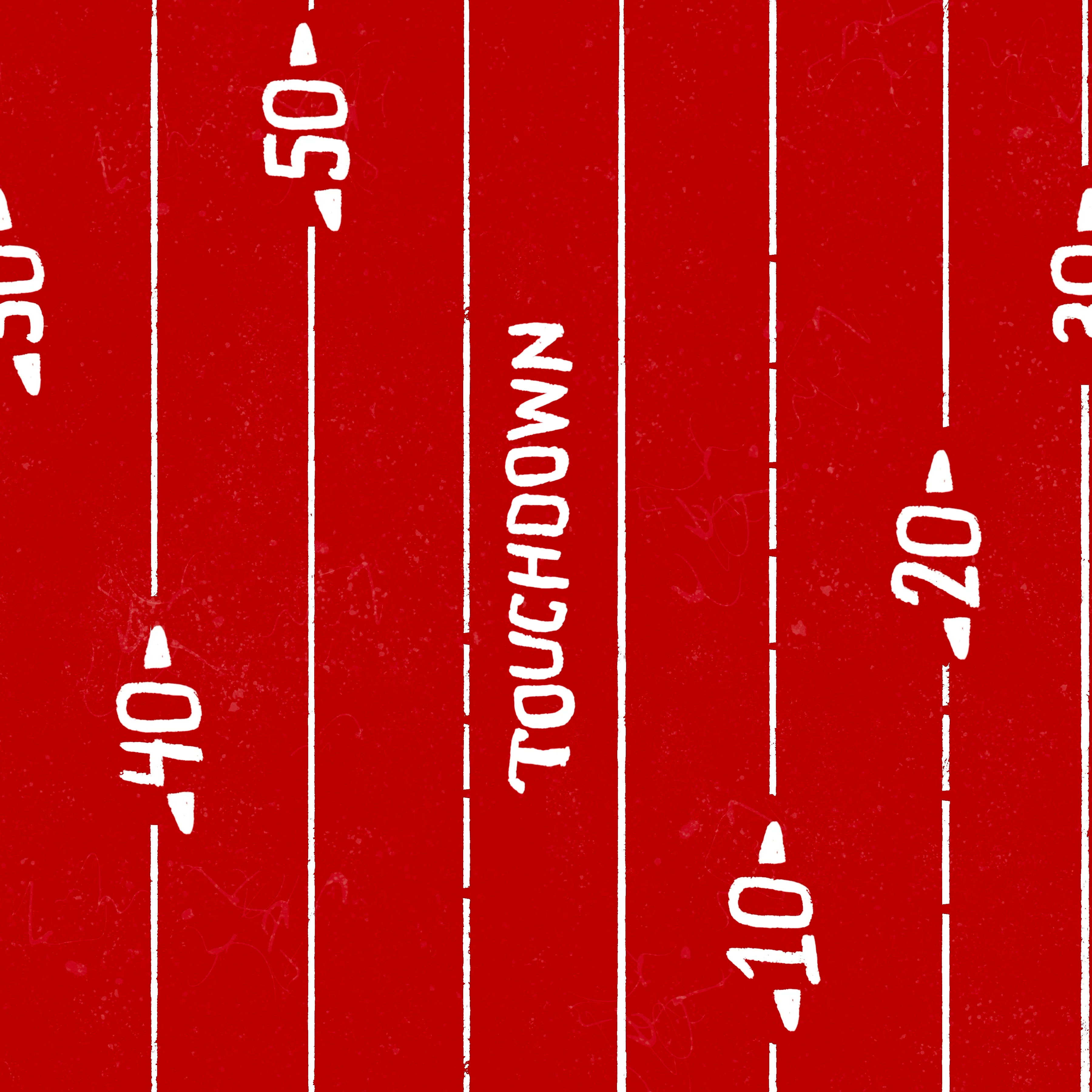 San Francisco red touchdown stripe