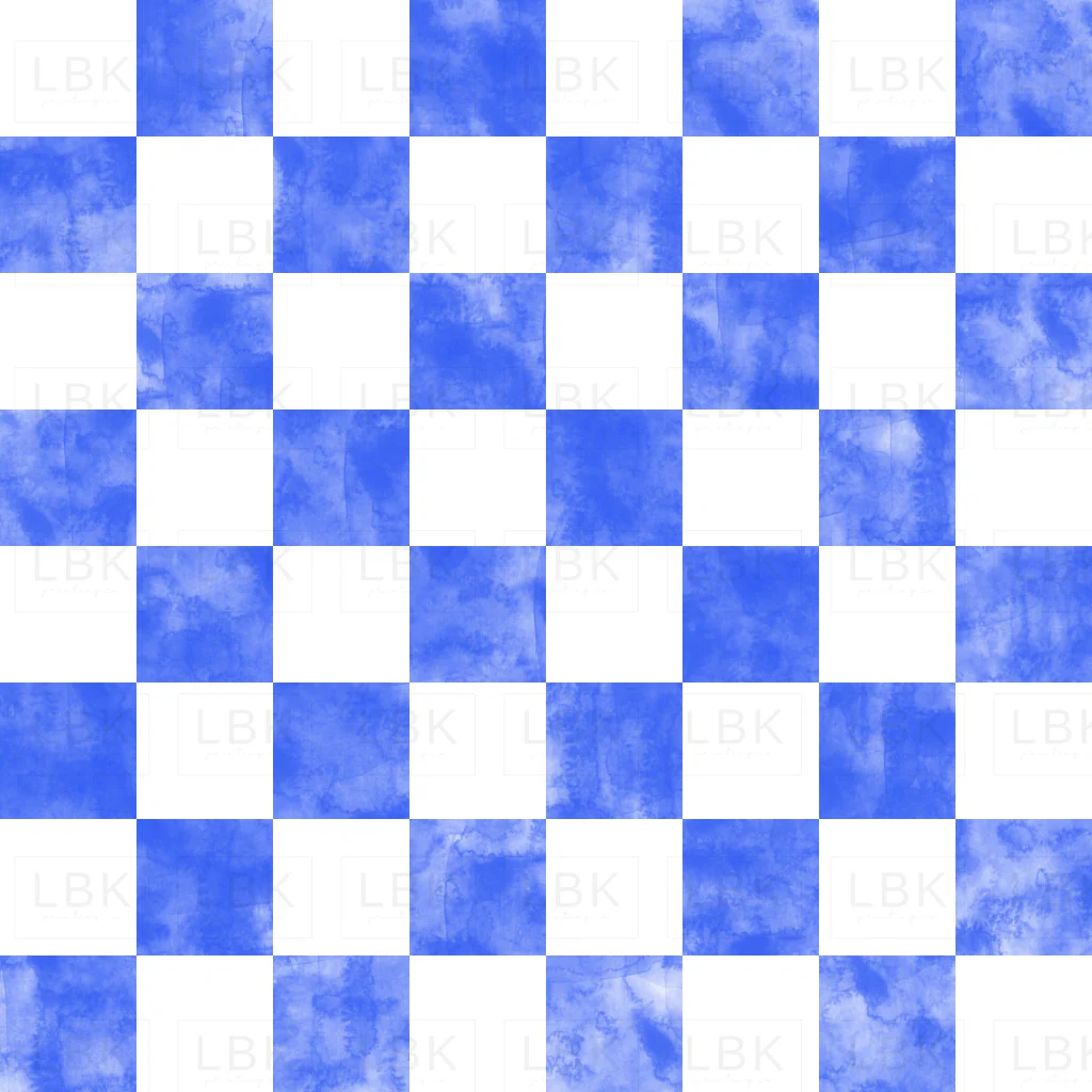 school blue check