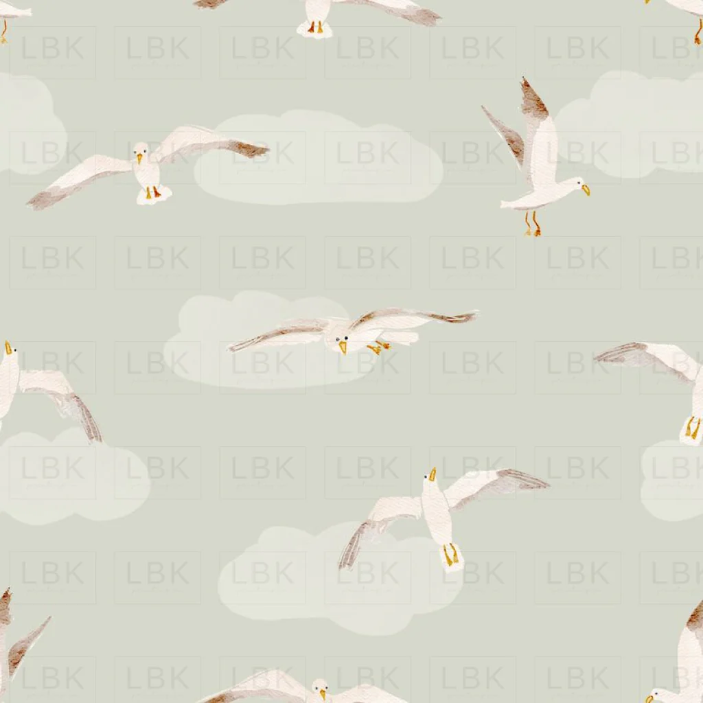 seabirds - seafoam green
