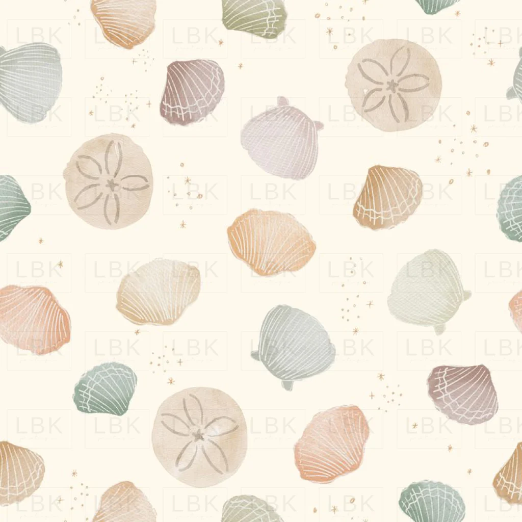 seashore seashells - cream