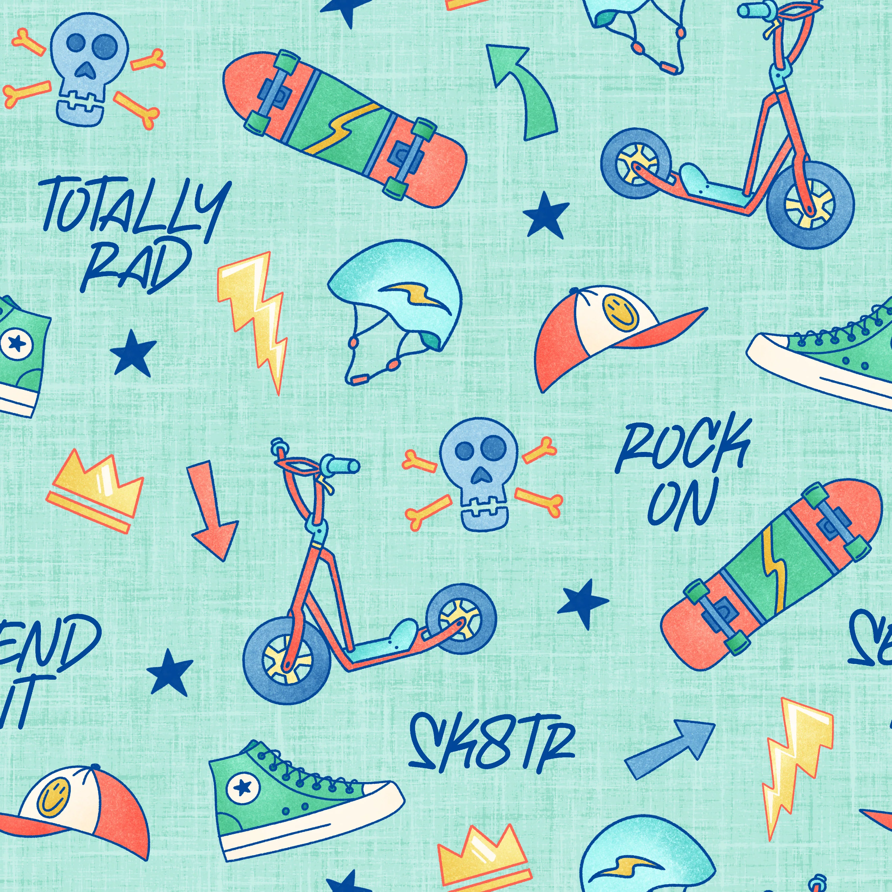 Skate Park Boy Gear Mint