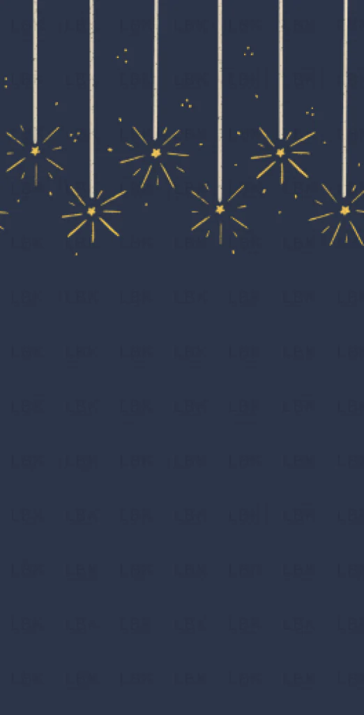Sparkler Border Midnight Blue