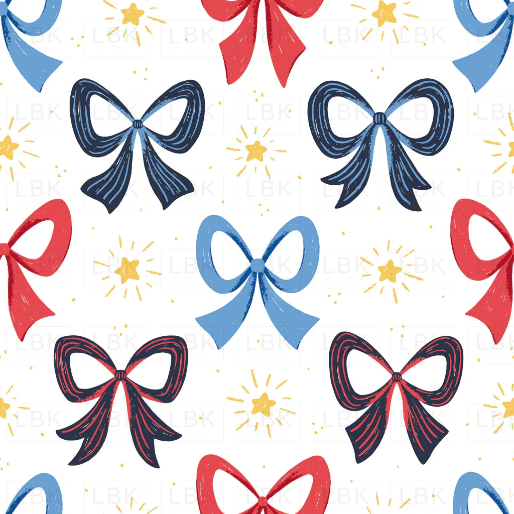 Sparkler Stars and Bows White