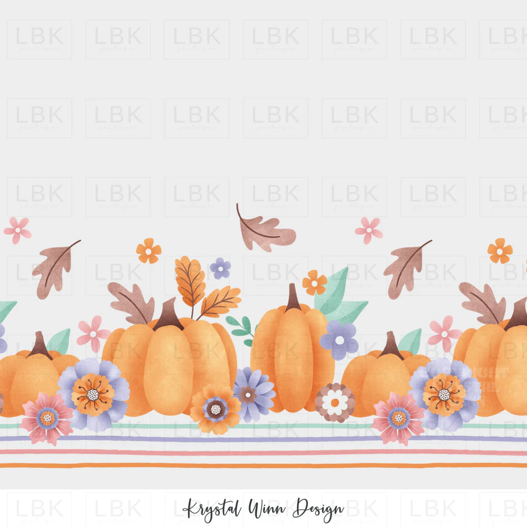 Spooky Cute Pumpkin Border