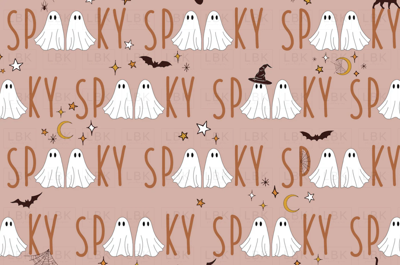 Spooky Ghosts Dusty Blush