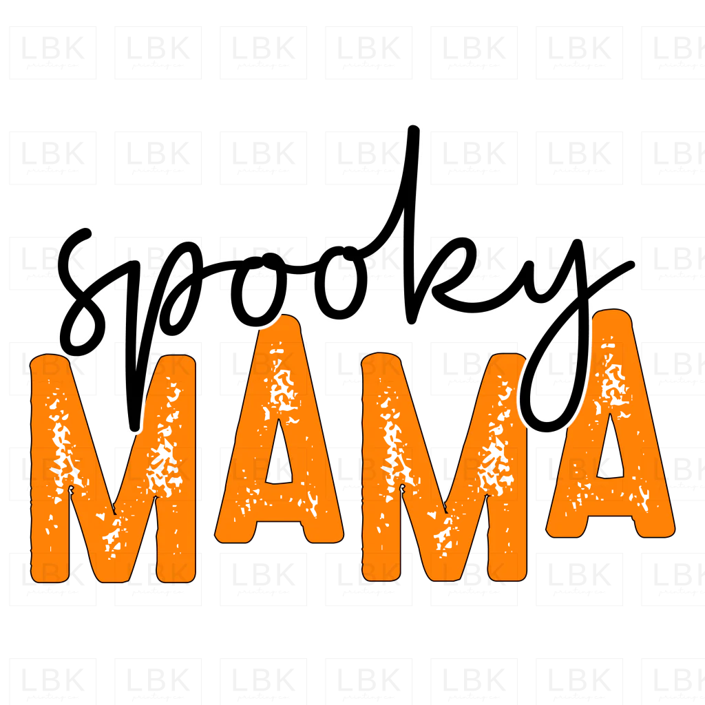 Spooky Mama - Orange- DTF