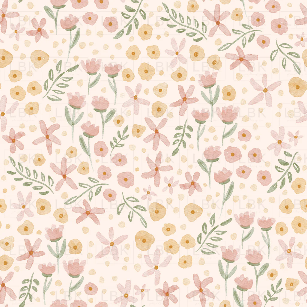 Spring Ditsy floral-blush