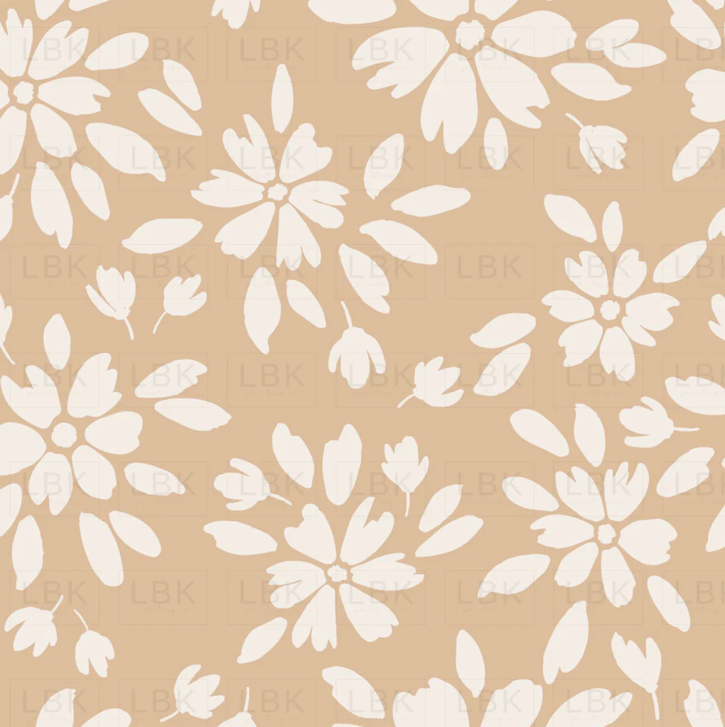 Spring Floral Honey Peach Cream