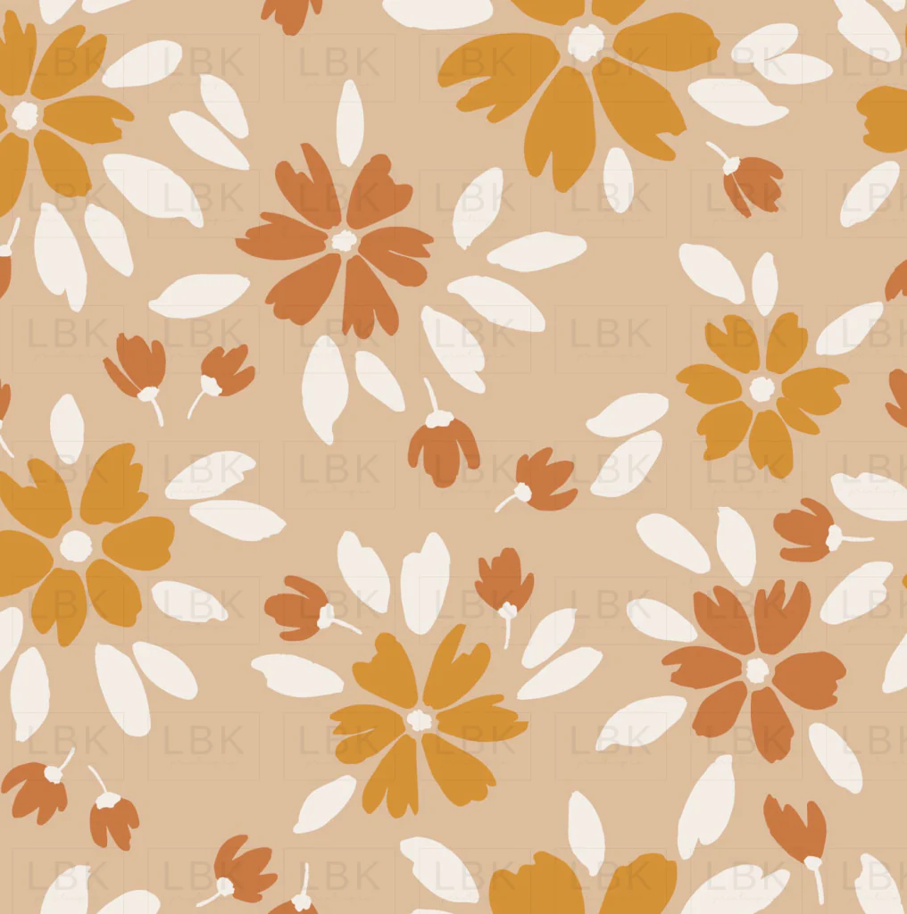 Spring Floral Honey Peach Cream