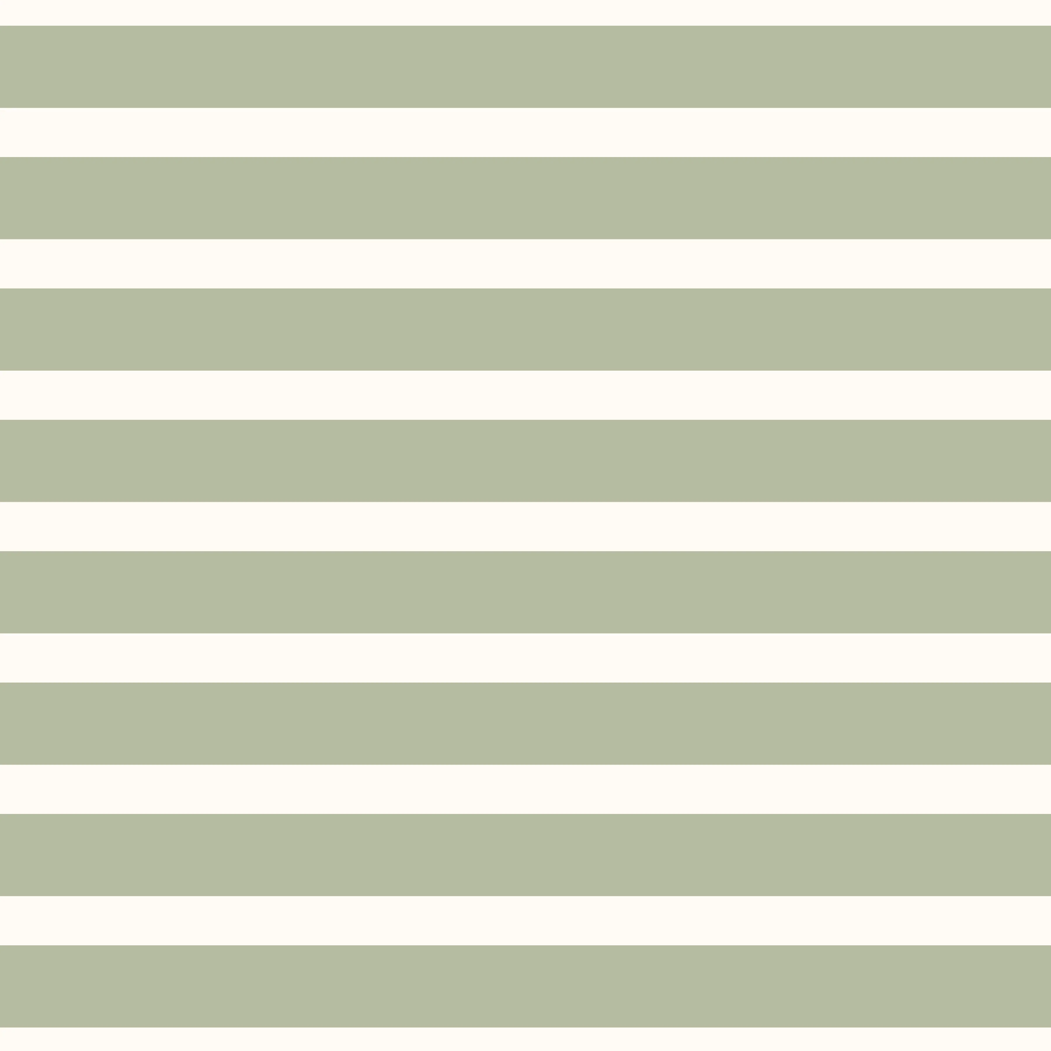 Spring Stripe - Sage and Cream