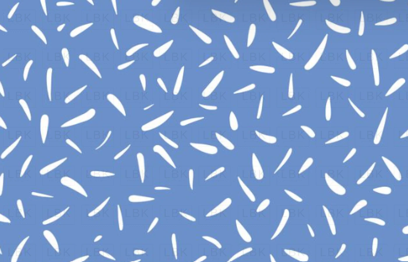 Sprinkles on blue