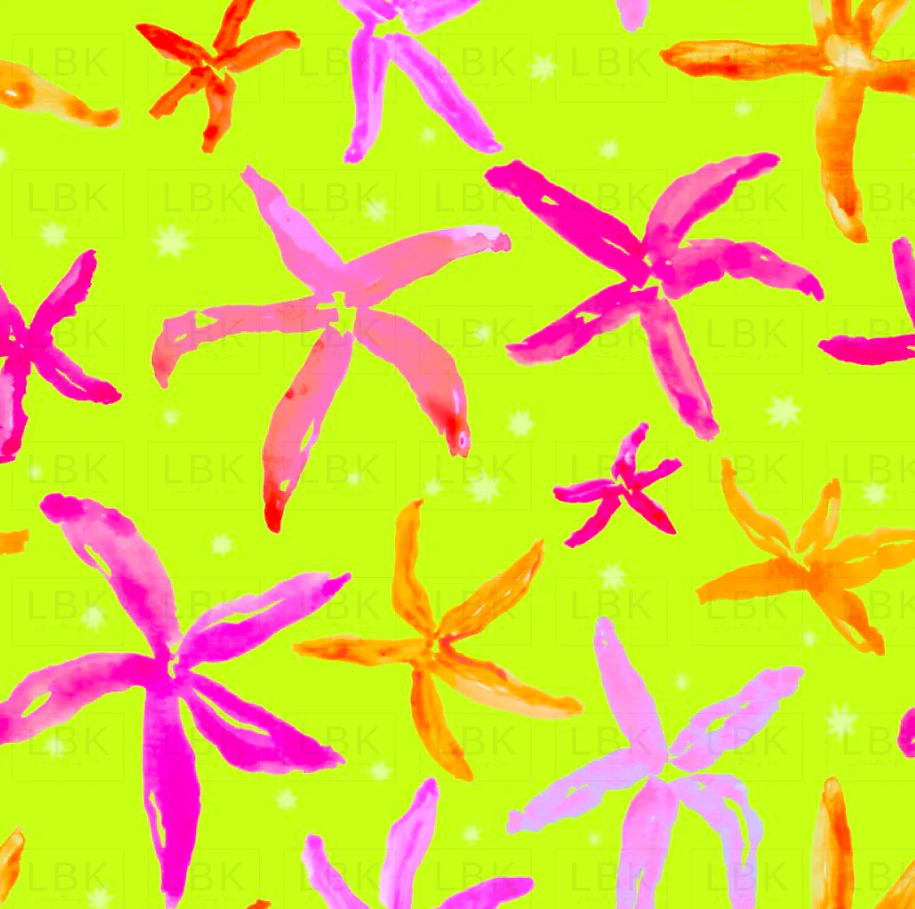 Starfish Staccato lumin lime pink