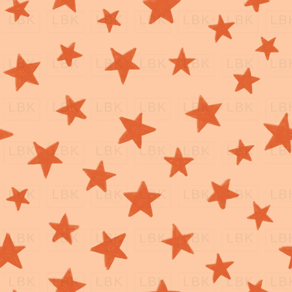 Stars In Peach