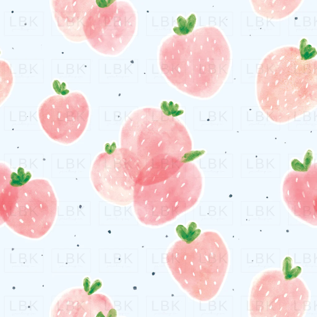 Strawberry Field on Teal
