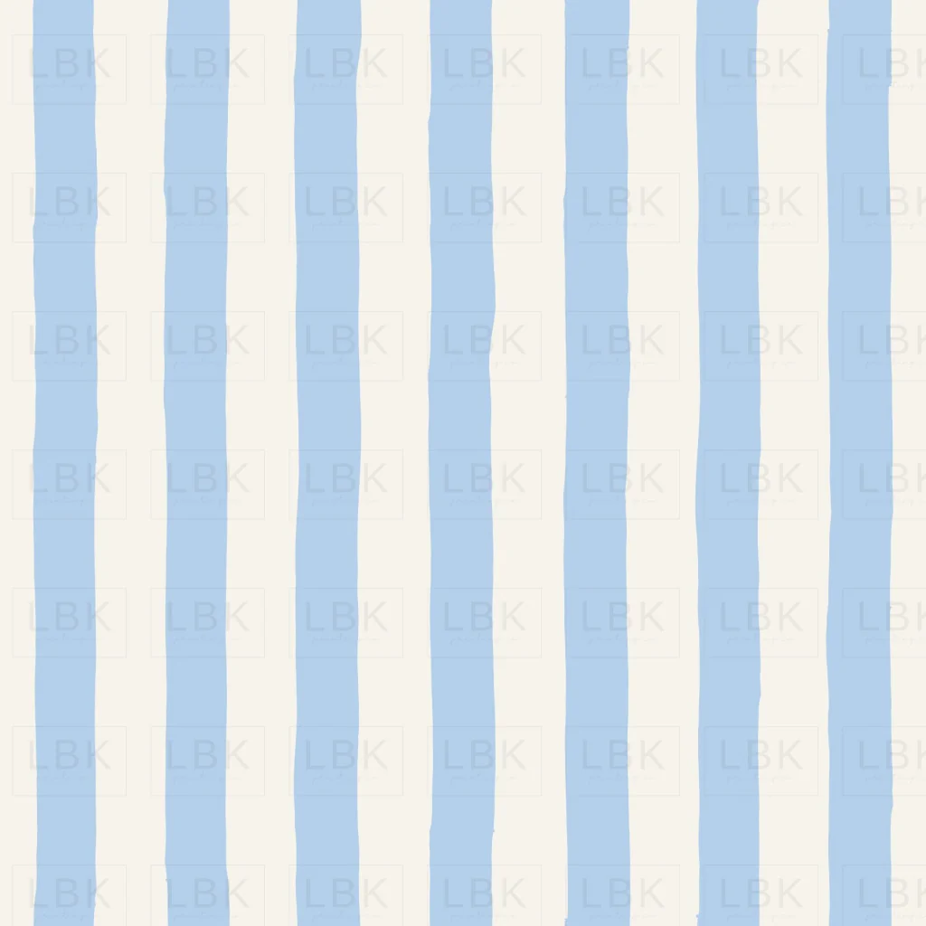 Striped Streamers in Bluebird Blue