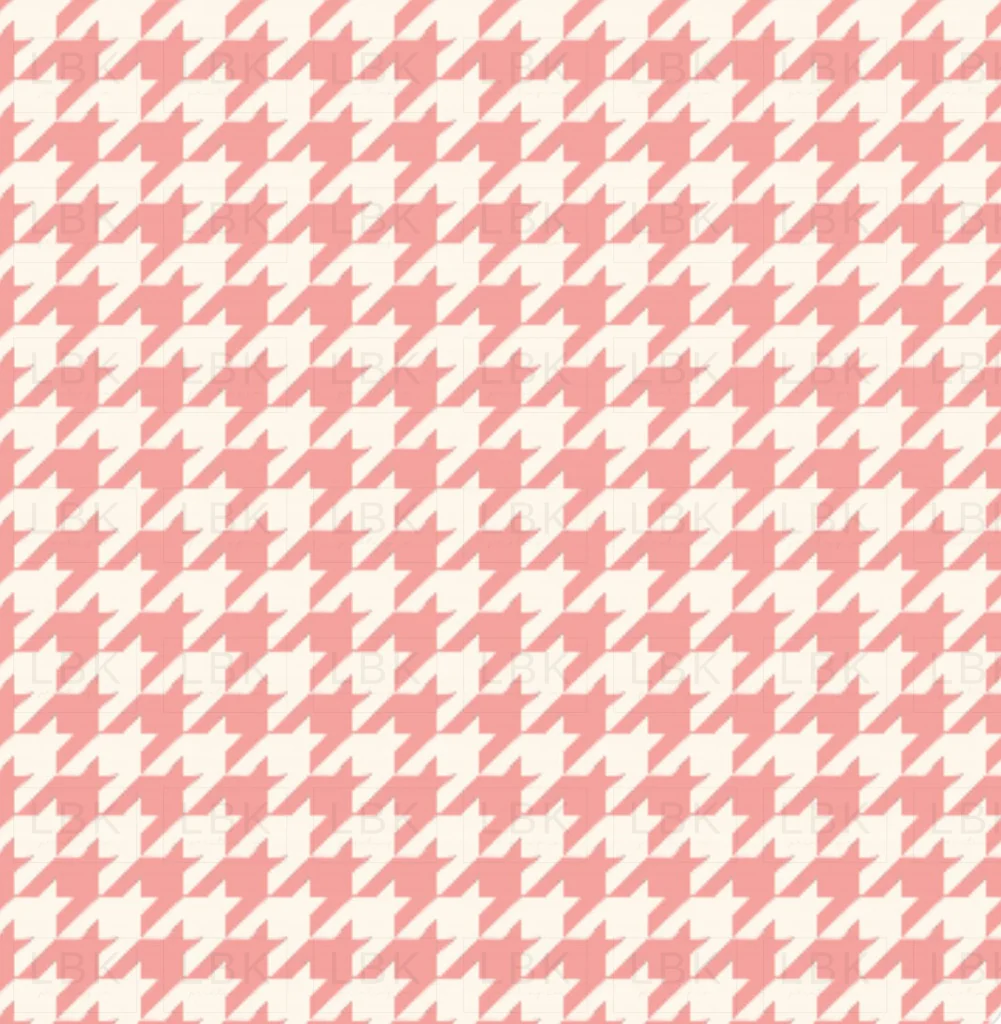 Sucker for You Houndstooth in Bubble Gum
