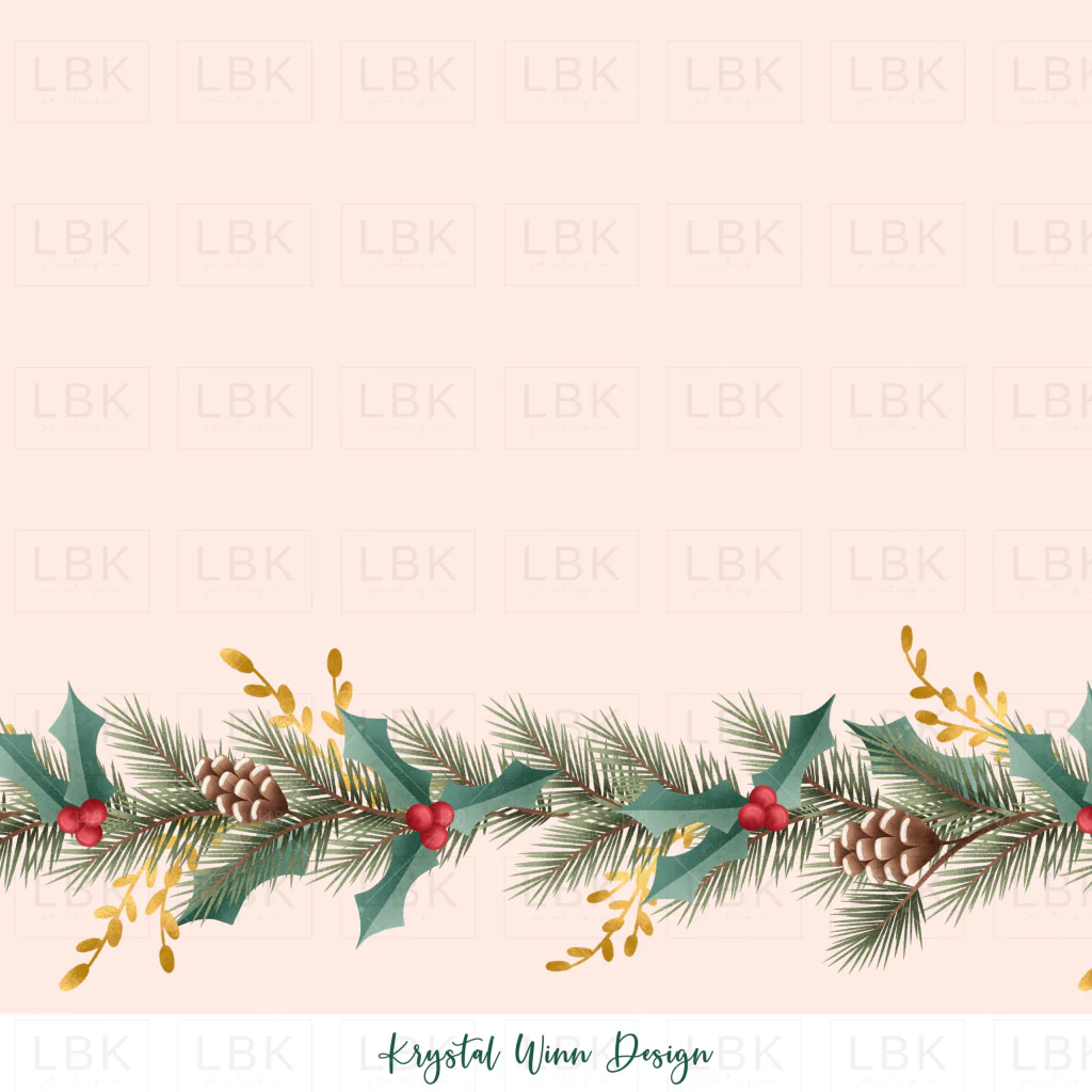 Sugar Plum Border- Garland