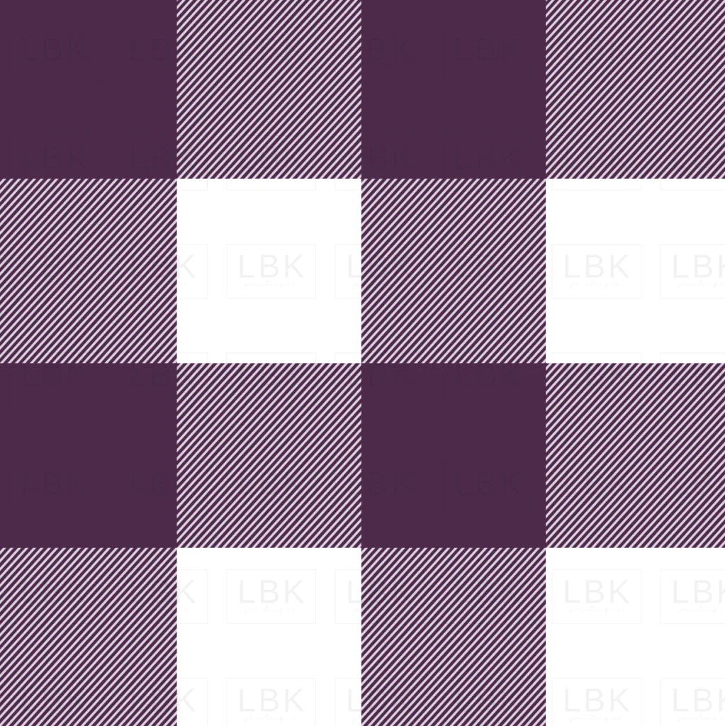 Sugar Plum Christmas Plaid Purple