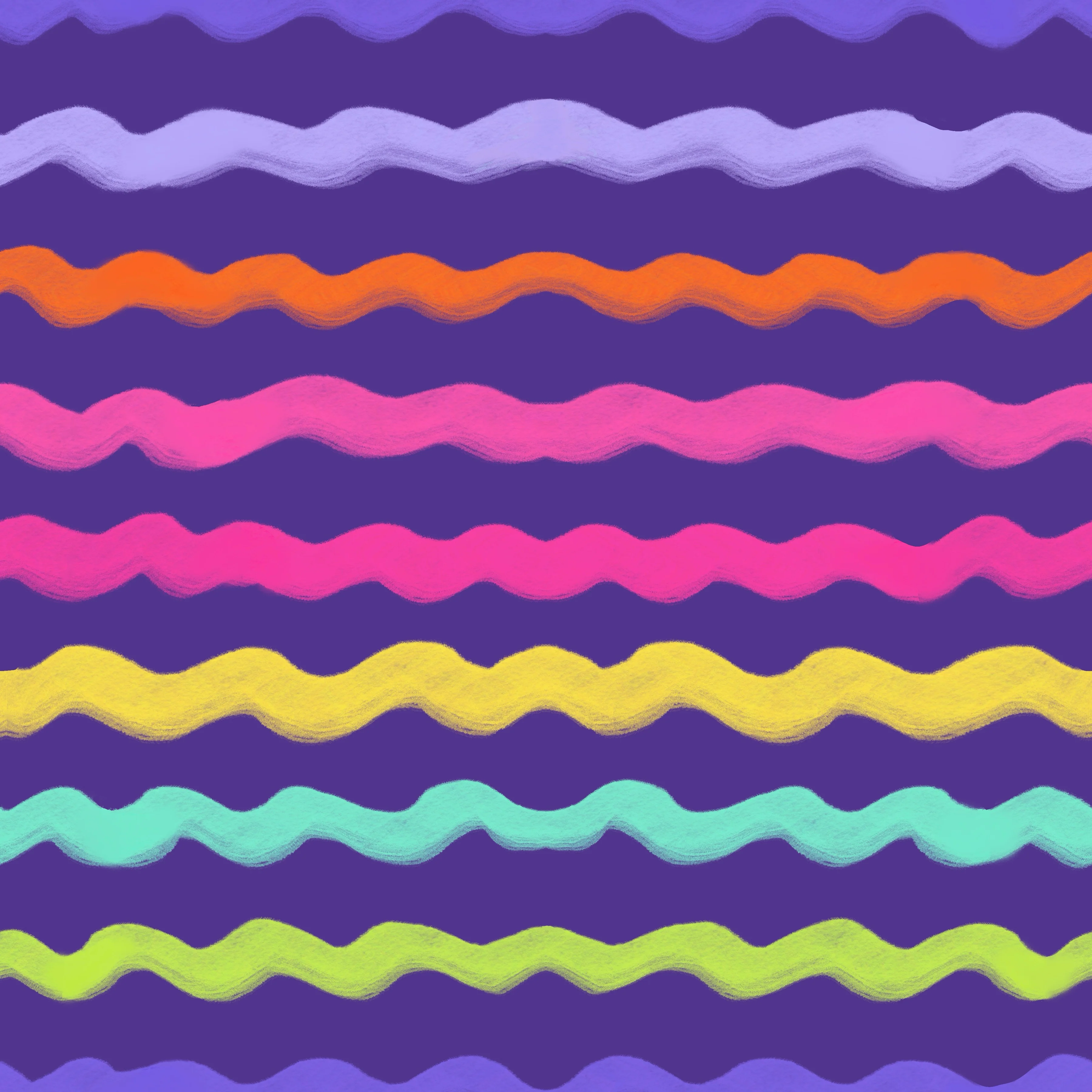 Sugar wavy stripe purple