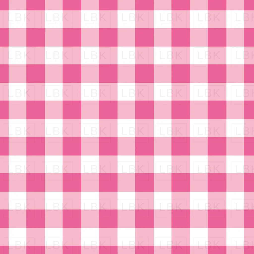 Summer Hydrangea Pink Gingham