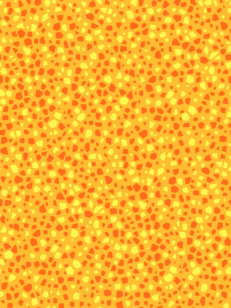 Summer Pool Terrazzo Neon Yellow and Neon Orange