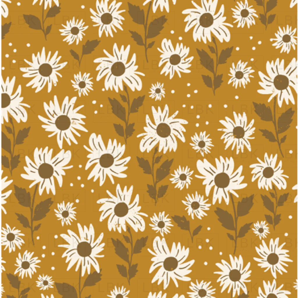 Sunflower girl in golden