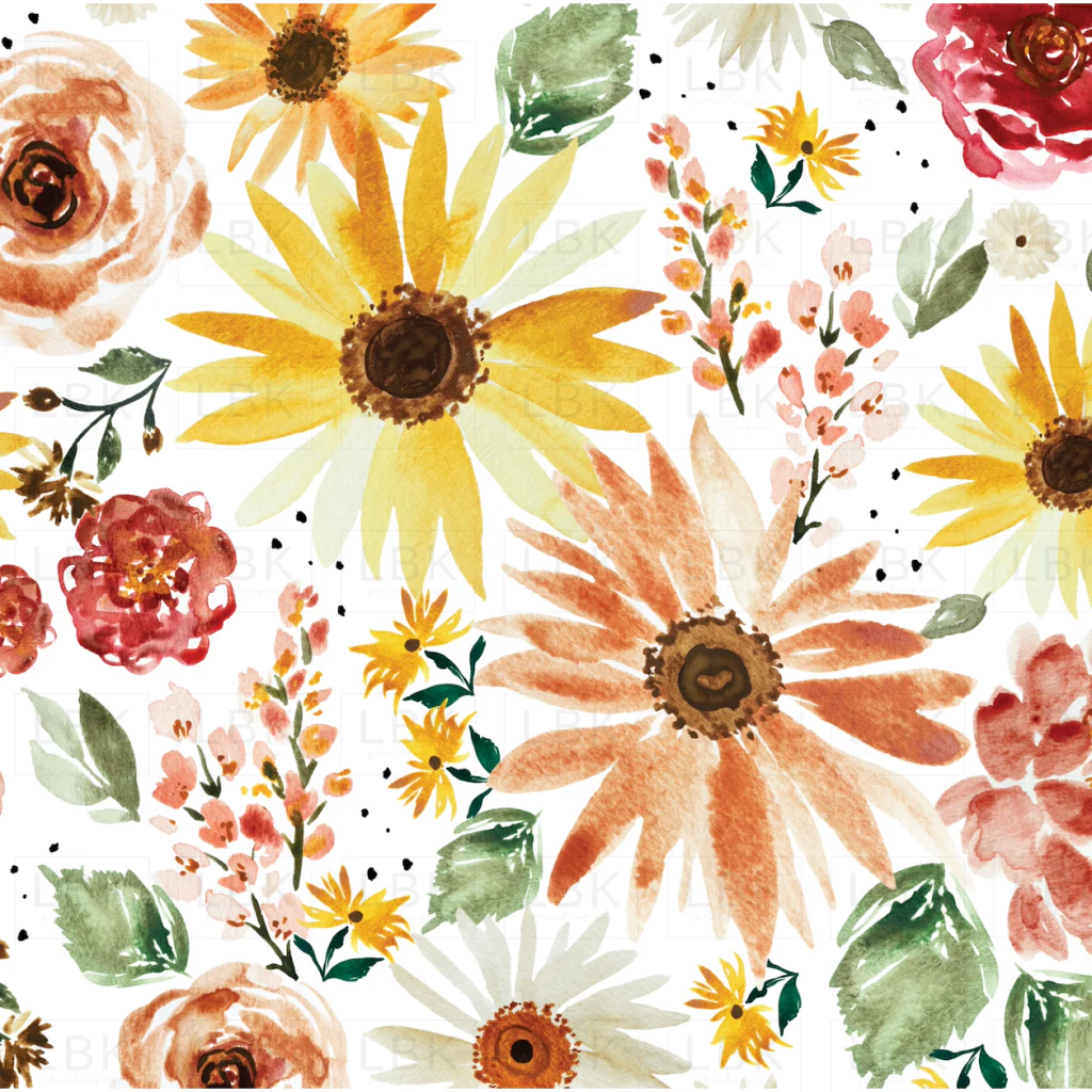 Sunflower Parade White