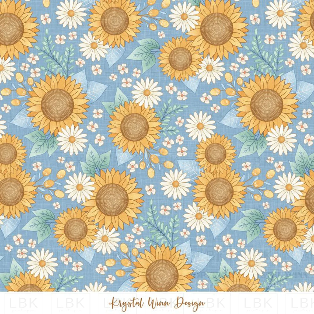 Sunflowers Blue