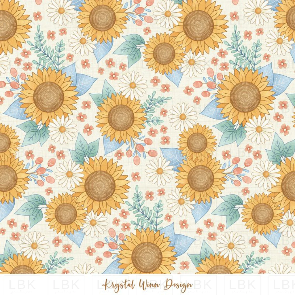 Sunflowers White