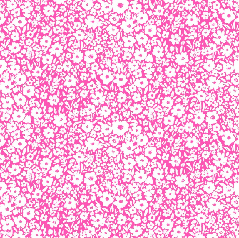 Sunlit ditsy dark pink