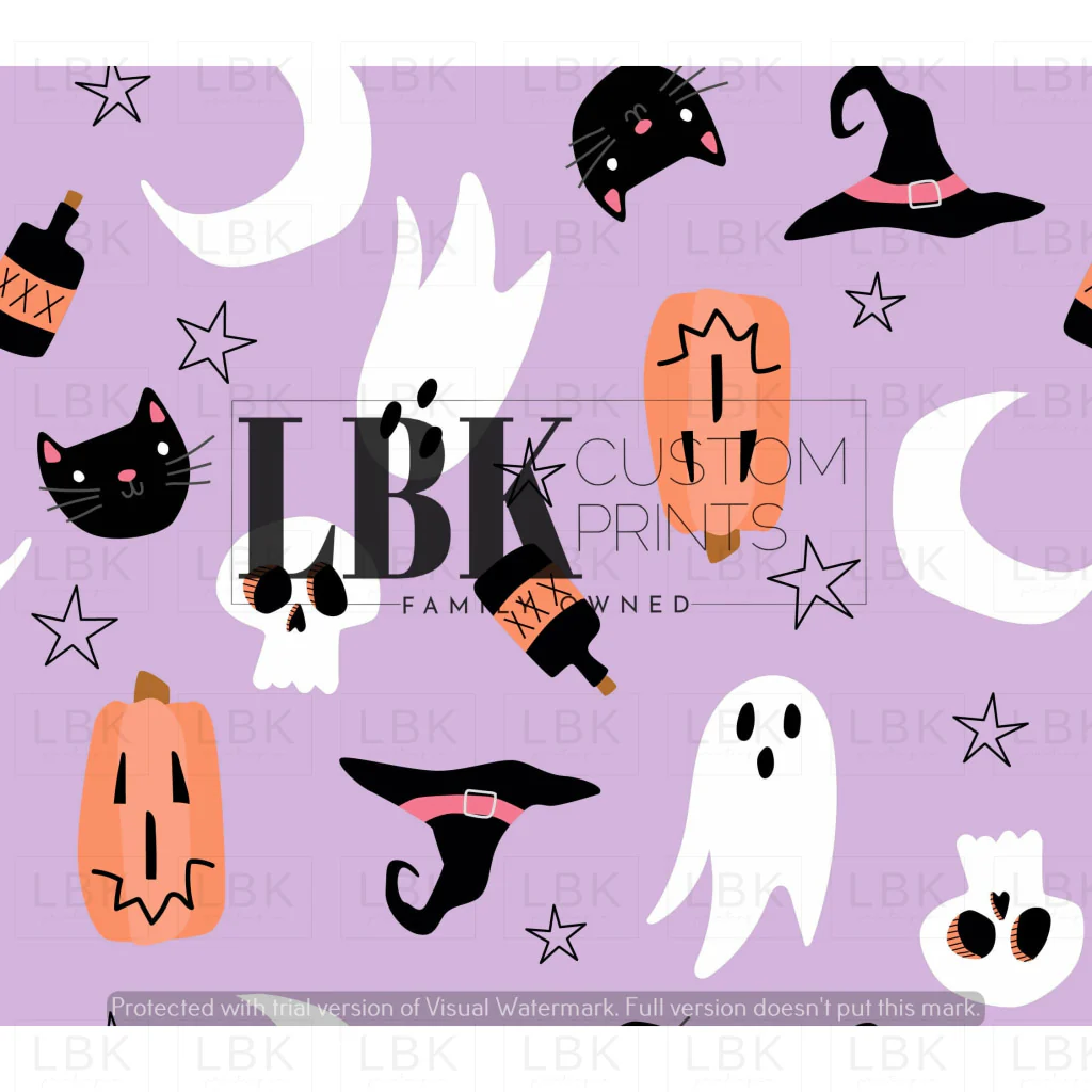 sweet halloween purple