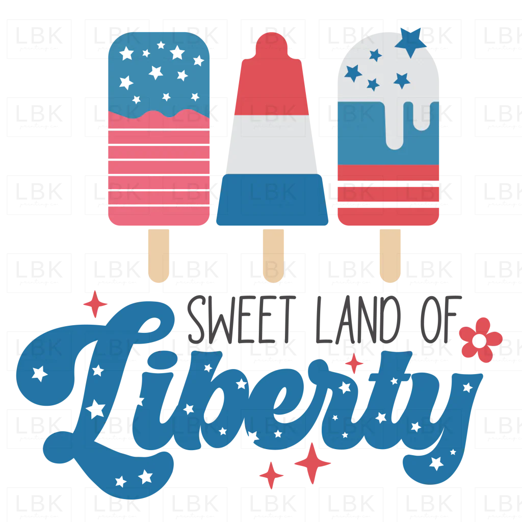 Sweet Land of Liberty - Ice Cream- DTF