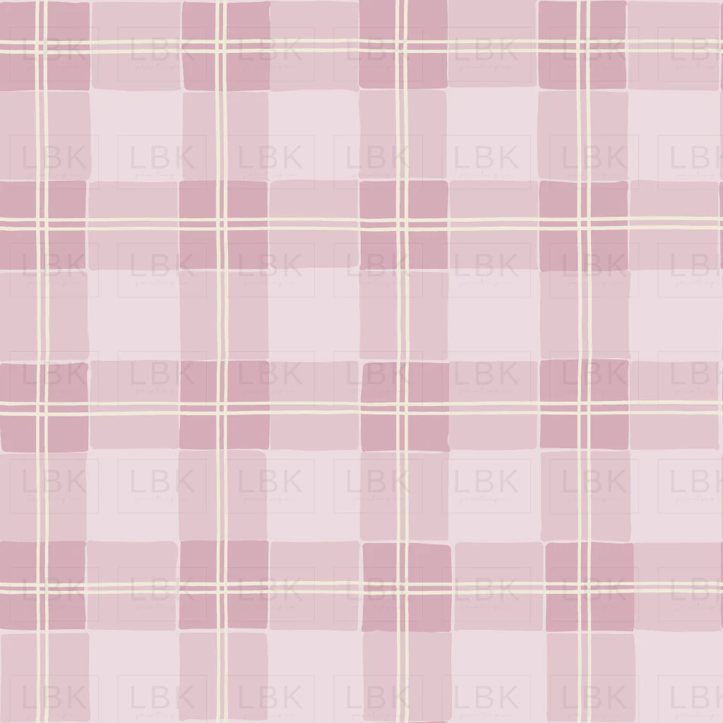 Tartan Plaid in Light Purple Lilac
