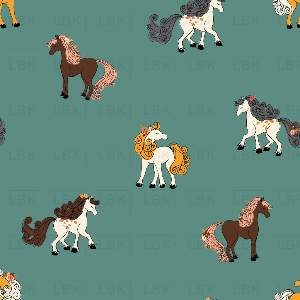 Teal Pony