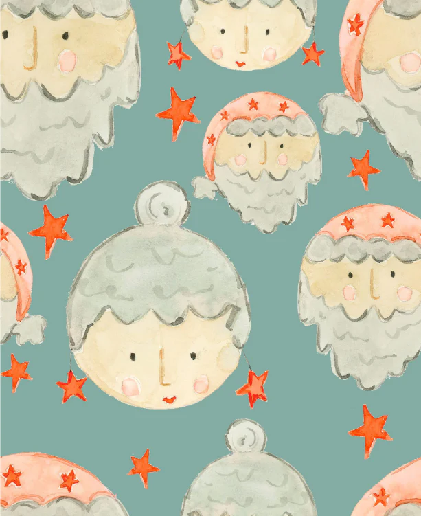 tinselsantamanywintergreen