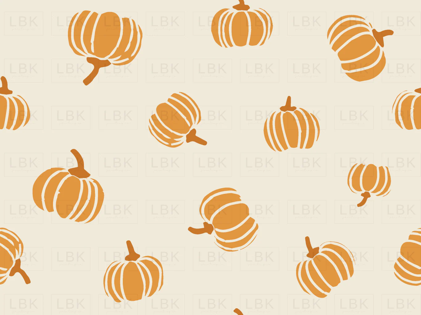 Tossed pumpkins in butternut orange