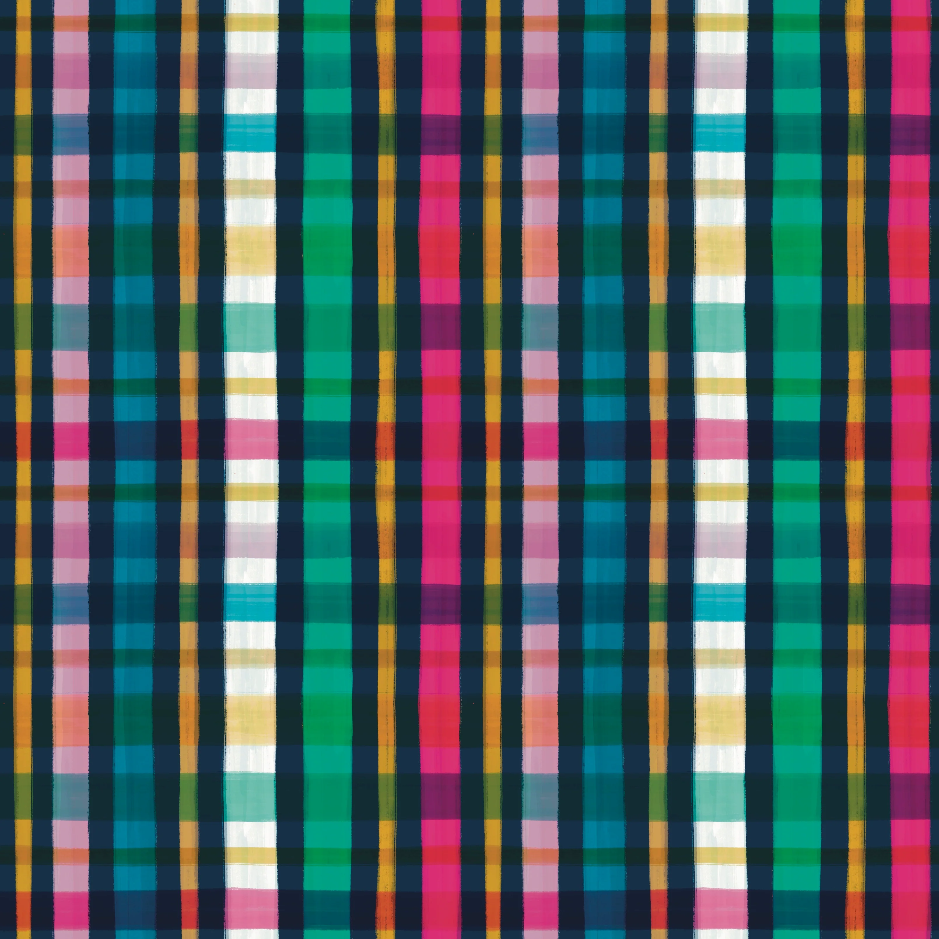 Turq navt plaid