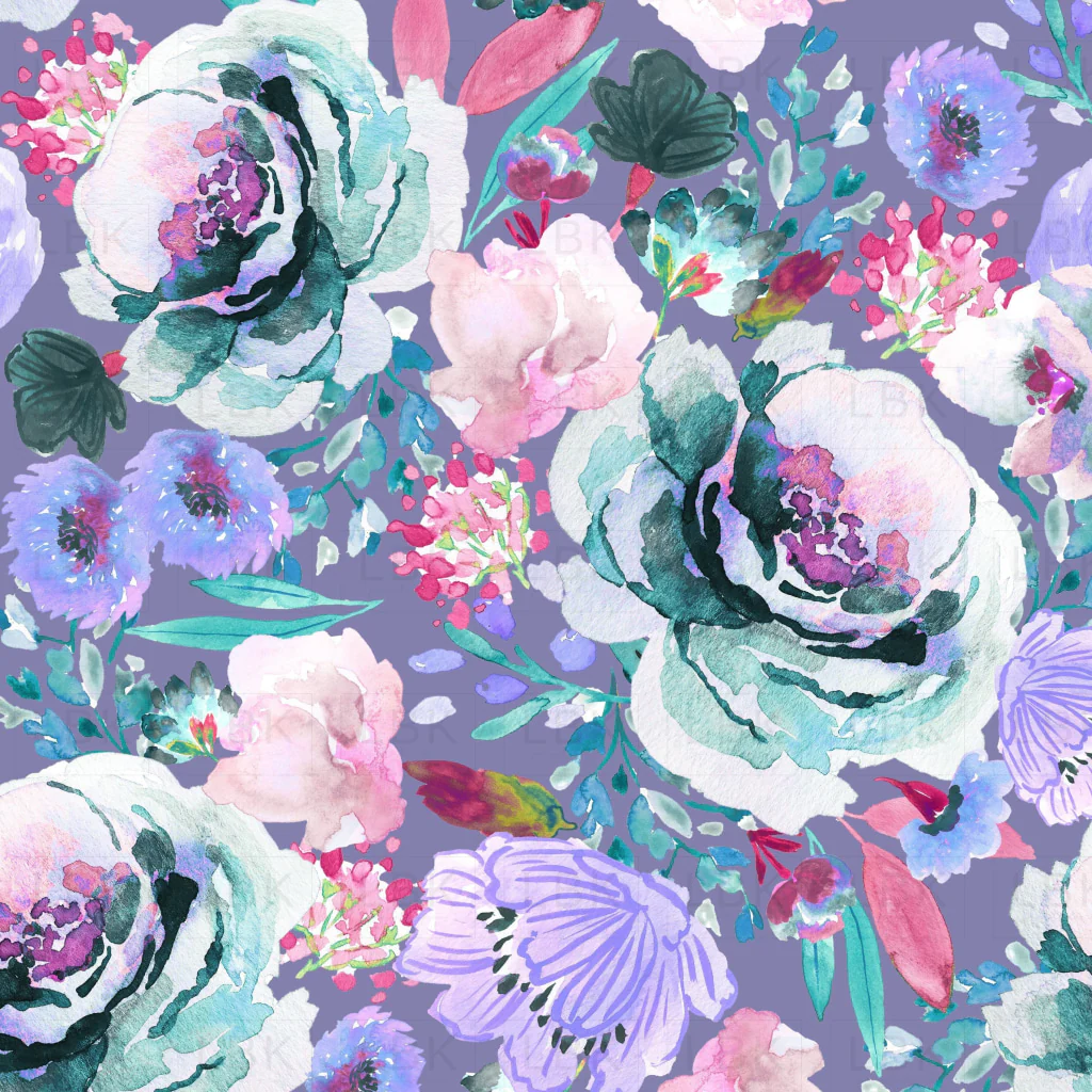 Ultra Violet Blossom Blues