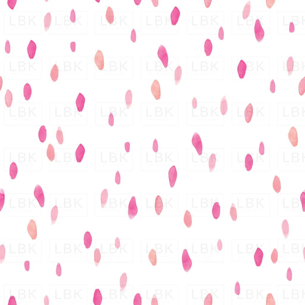 Valentines Pink Watercolor dashes