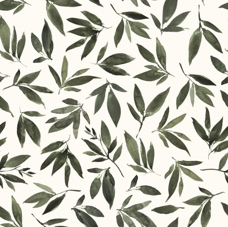 Vintage Painted Leaves